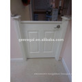 Solid wood interior half doors